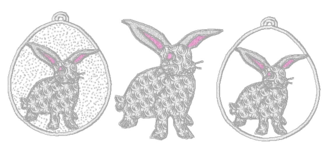 A Little White Rabbit in an Easter Egg-9