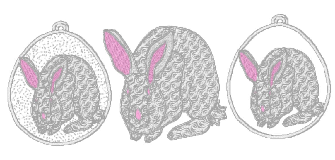 A Little White Rabbit in an Easter Egg-16