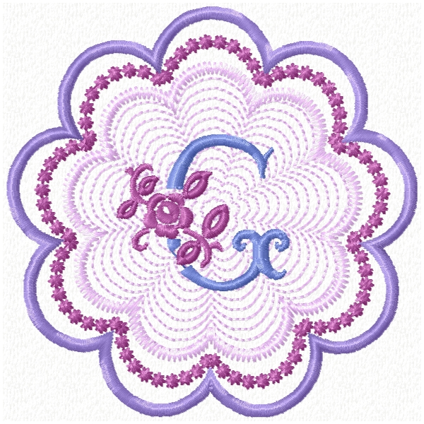 Rose Floral Monogram-9