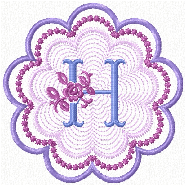 Rose Floral Monogram-10