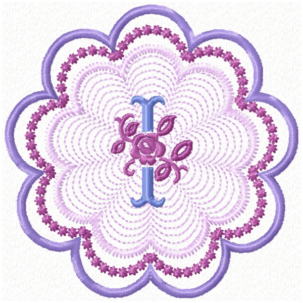 Rose Floral Monogram-11