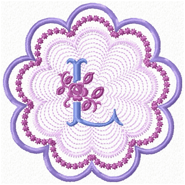 Rose Floral Monogram-14