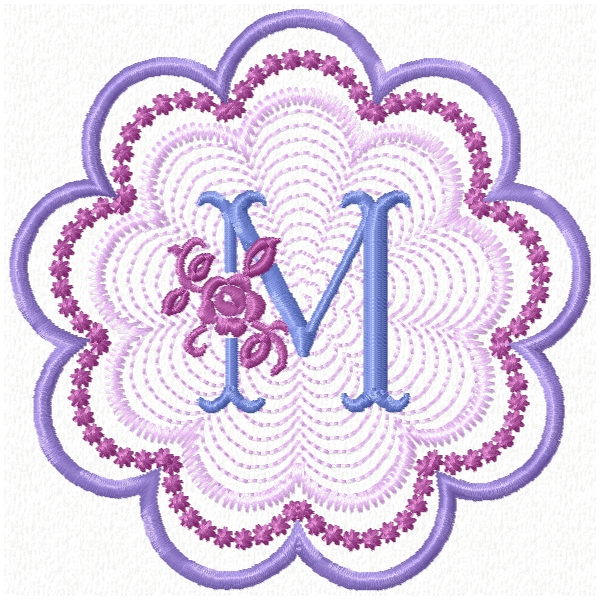 Rose Floral Monogram-15