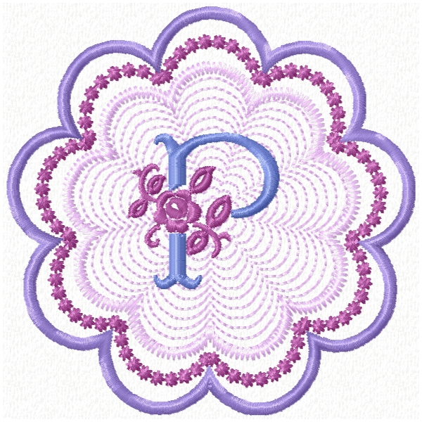 Rose Floral Monogram-18