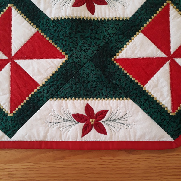 Peppermint Candy 2 Quilted Table Runner-10