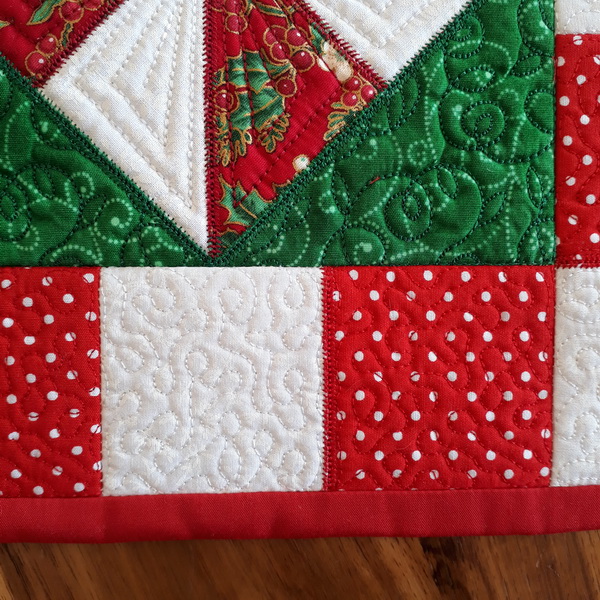 Peppermint Candy 1 Quilted Table Runner-6