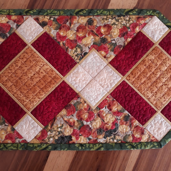 Quilted Fall Table Runner-5