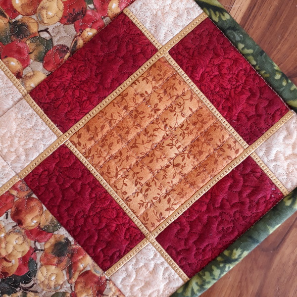 Quilted Fall Table Runner-7