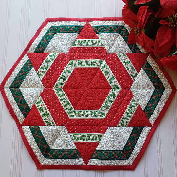 Northern Star Quilted Table Topper	