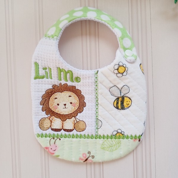 ITH Quilted Baby Animal Bibs-5