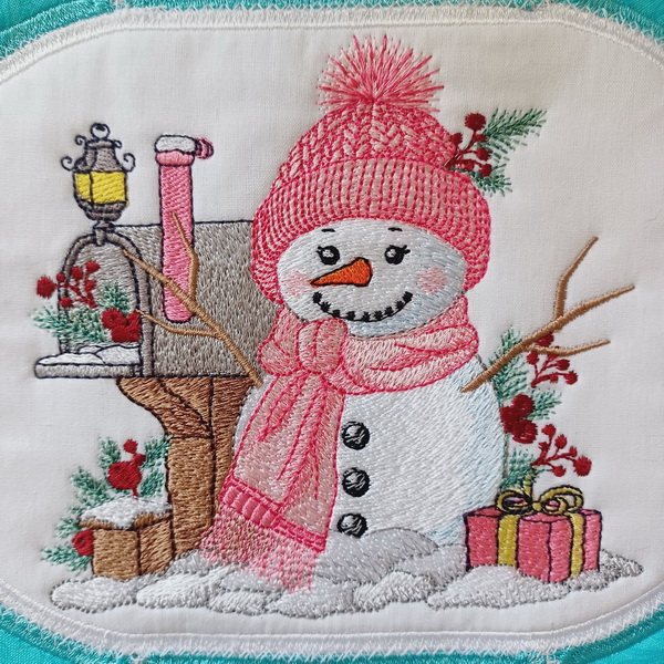 Winter Snowgirl Placemat-5