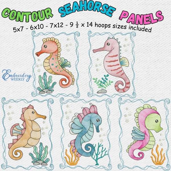 Contour Seahorse Panels