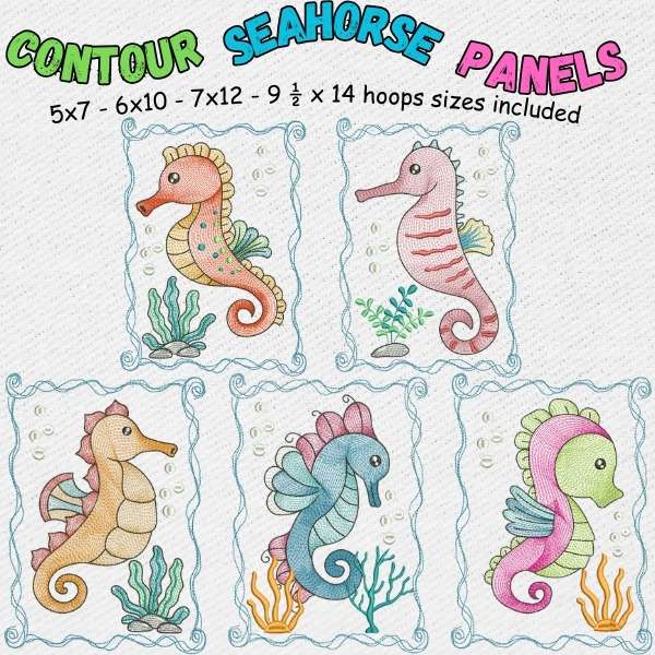 Contour Seahorse Panels