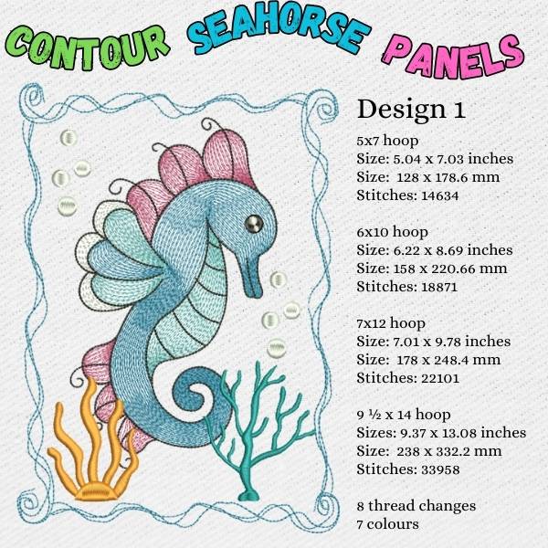 Contour Seahorse Panels