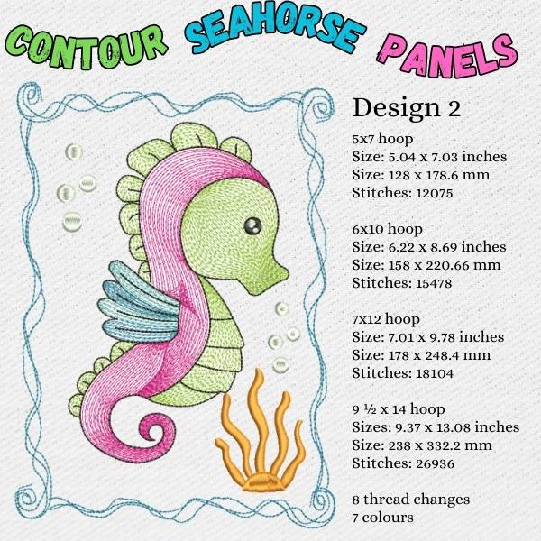 Contour Seahorse Panels