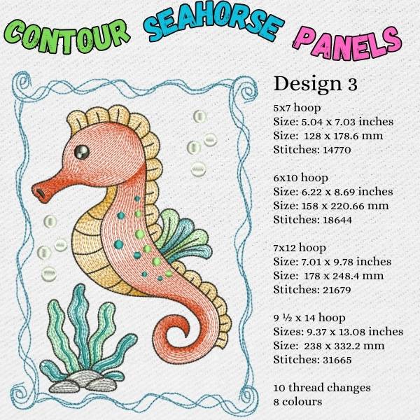 Contour Seahorse Panels