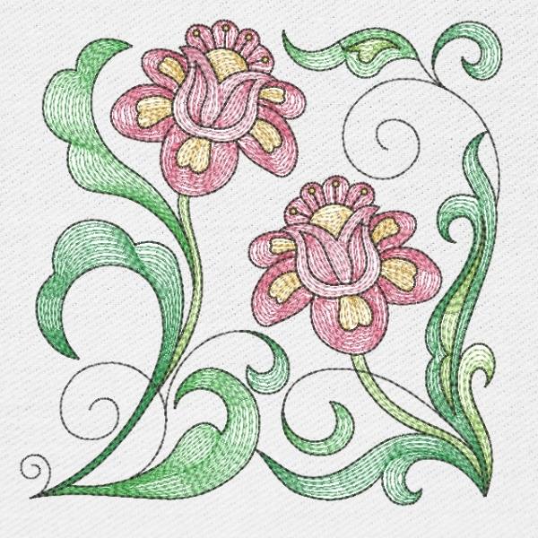 Botanical Swirls Blocks-15