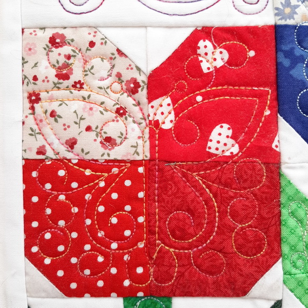 QQ Tulip Sewing Machine Cover | OregonPatchWorks