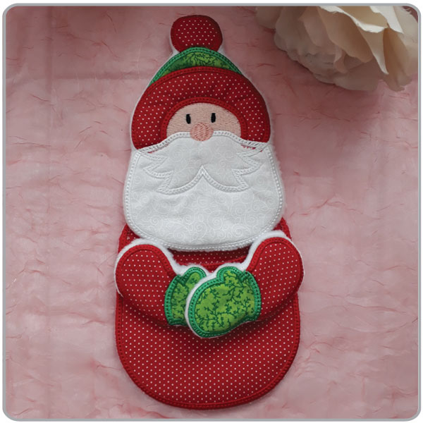 Santa Hug Pockets | OregonPatchWorks