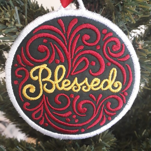 Quilted Christmas Ornaments-14