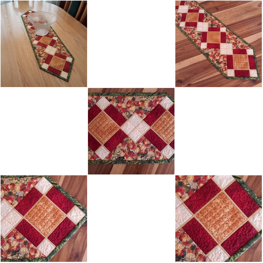 Quilted Fall Table Runner