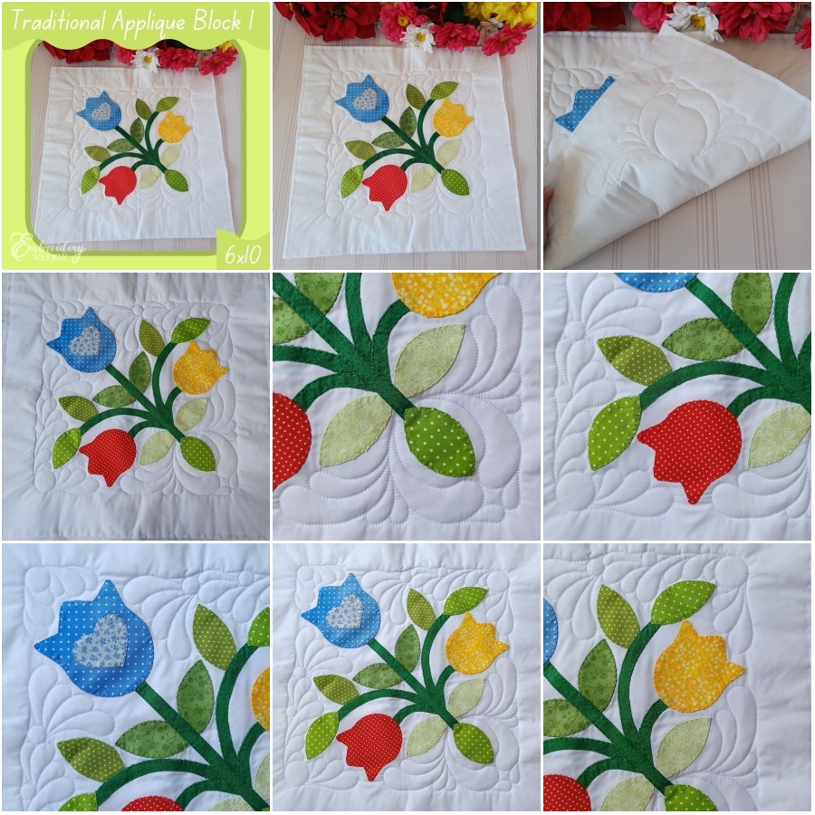 Traditional Applique Block 1