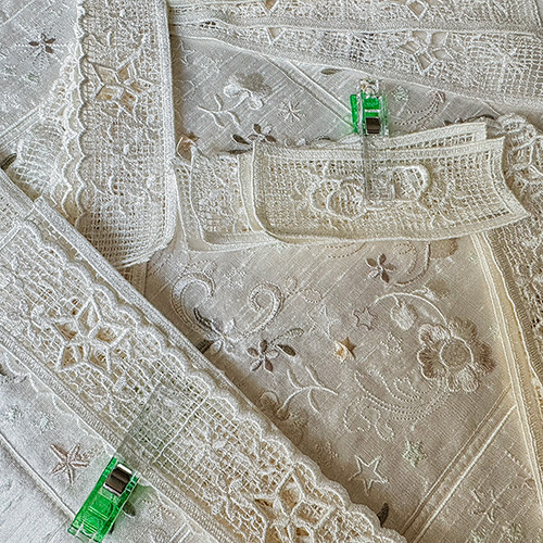 INTRO PRICED: Tutorial 12 Wall hanging with Free standing lace-5