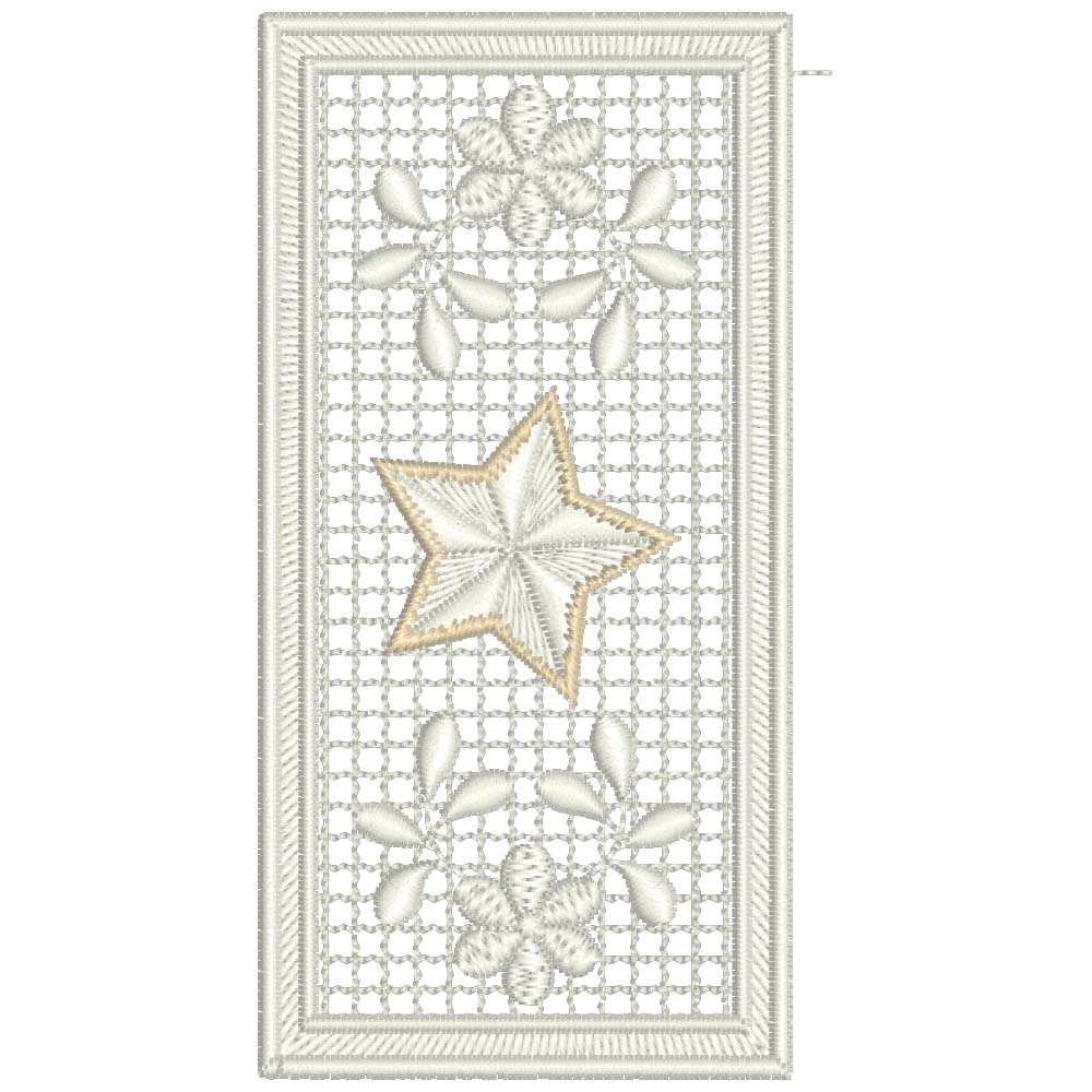 INTRO PRICED: Tutorial 12 Wall hanging with Free standing lace-14