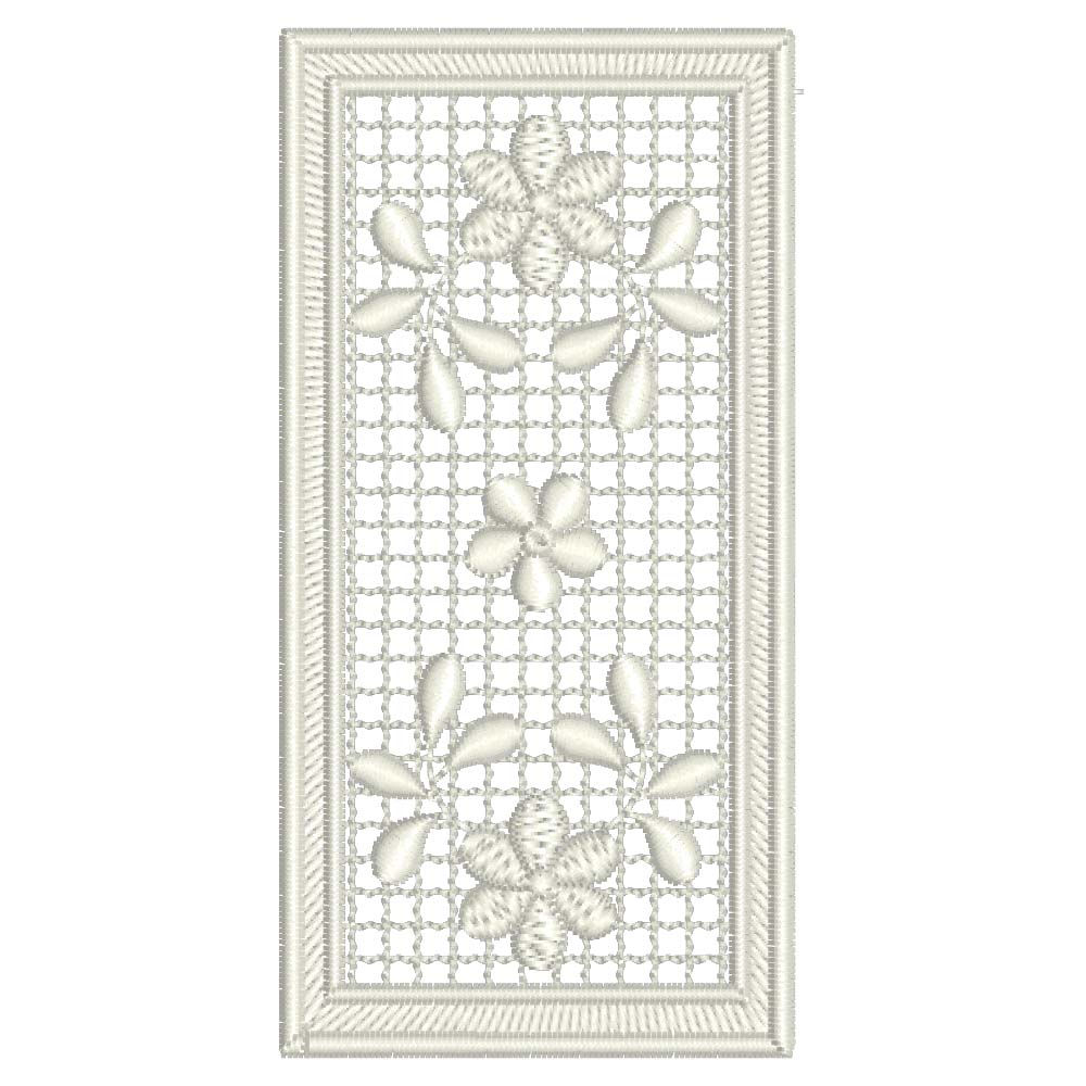 INTRO PRICED: Tutorial 12 Wall hanging with Free standing lace-15