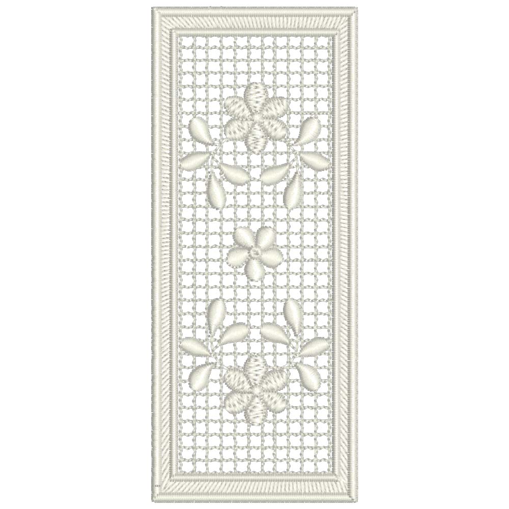 INTRO PRICED: Tutorial 12 Wall hanging with Free standing lace-16
