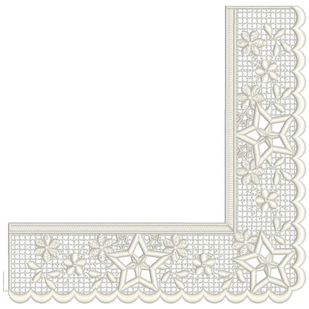 INTRO PRICED: Tutorial 12 Wall hanging with Free standing lace-22