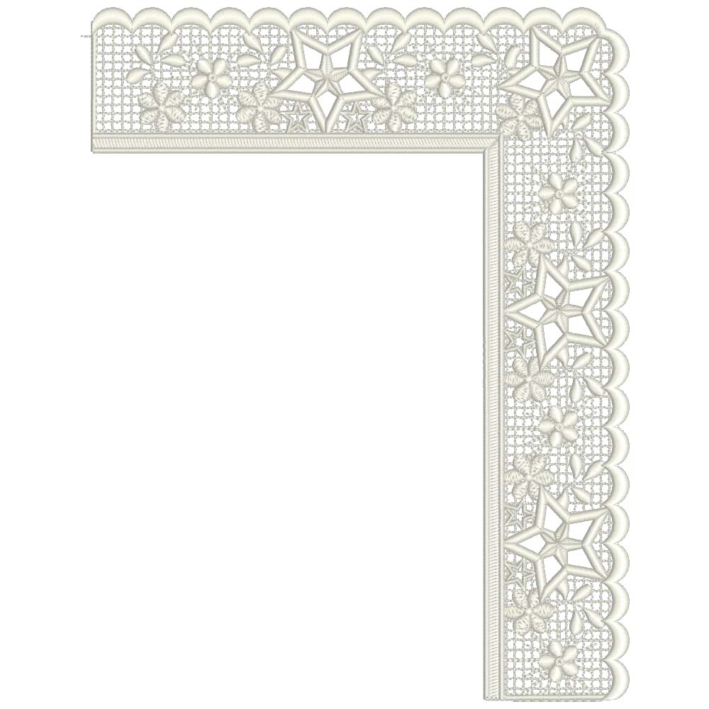 INTRO PRICED: Tutorial 12 Wall hanging with Free standing lace-25