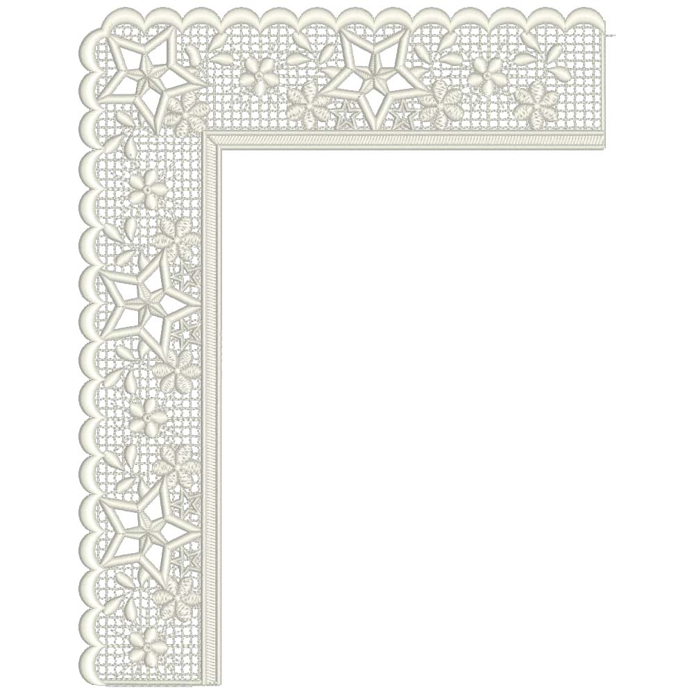 INTRO PRICED: Tutorial 12 Wall hanging with Free standing lace-26