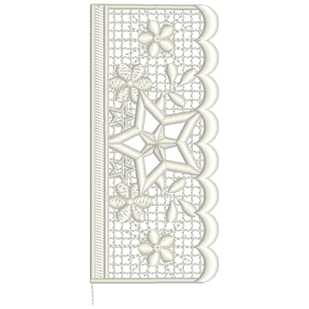INTRO PRICED: Tutorial 12 Wall hanging with Free standing lace-29