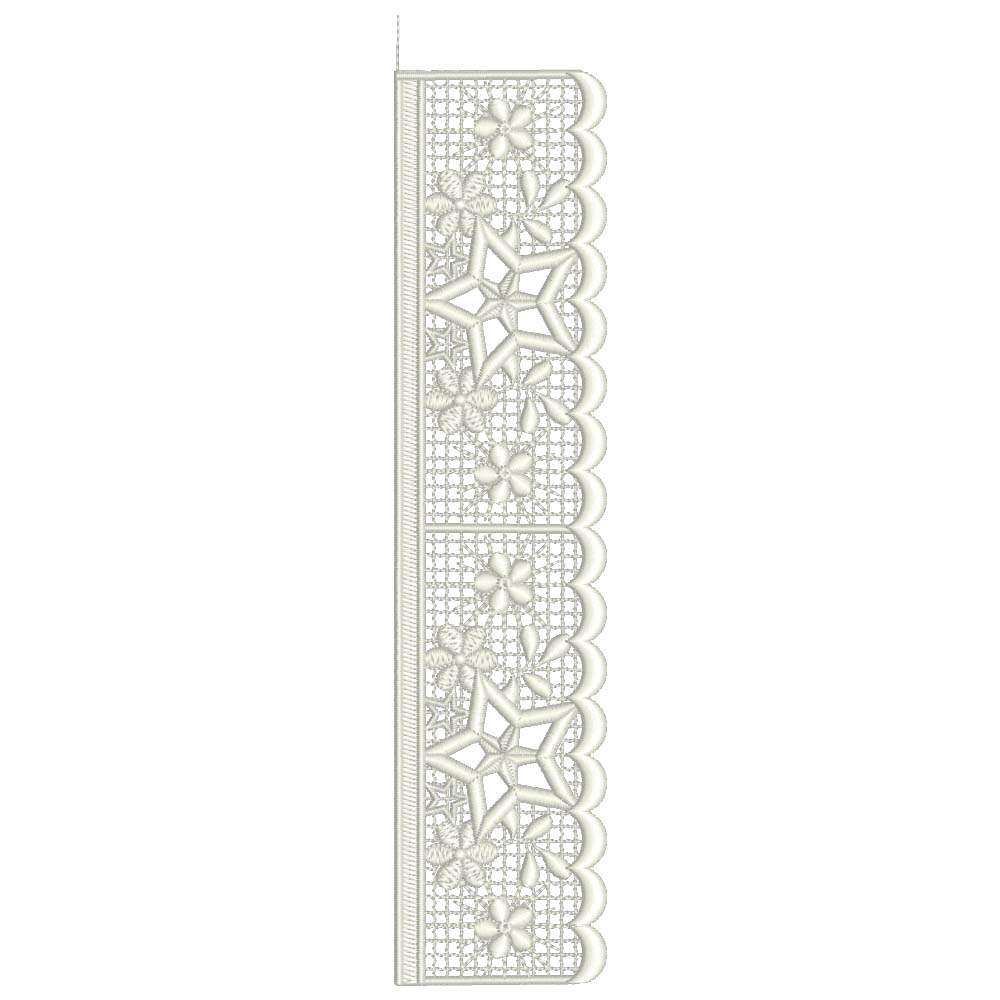 INTRO PRICED: Tutorial 12 Wall hanging with Free standing lace-30