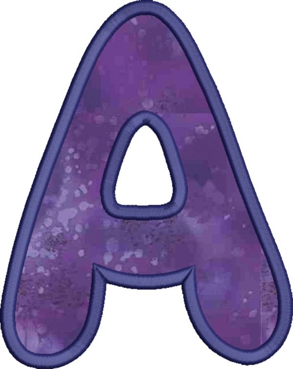 Applique Bubble Alphabet-4