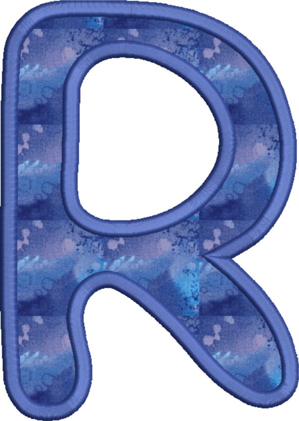 Applique Bubble Alphabet-21