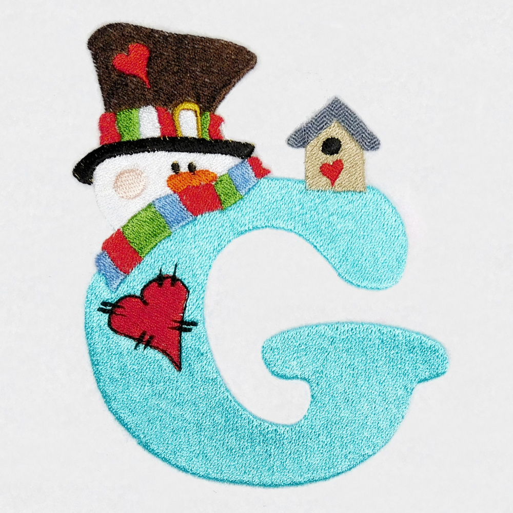 Adorable Snowmen Alphabet-9