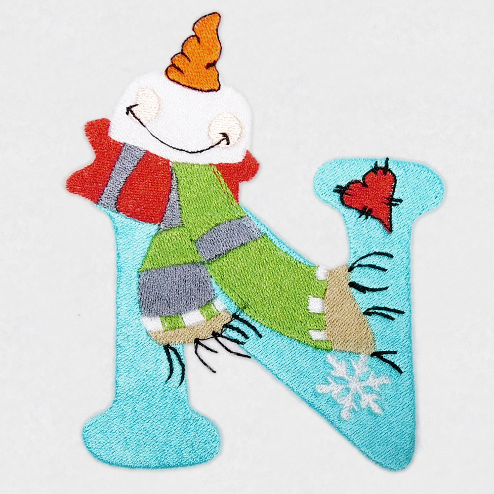 Adorable Snowmen Alphabet-16