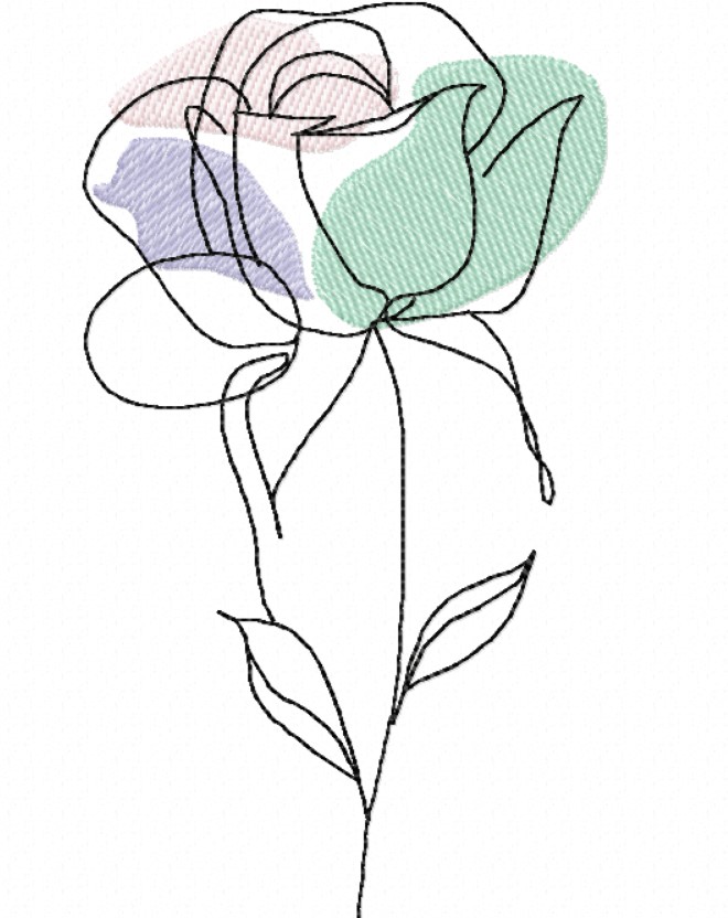 Line Art Flowers-3