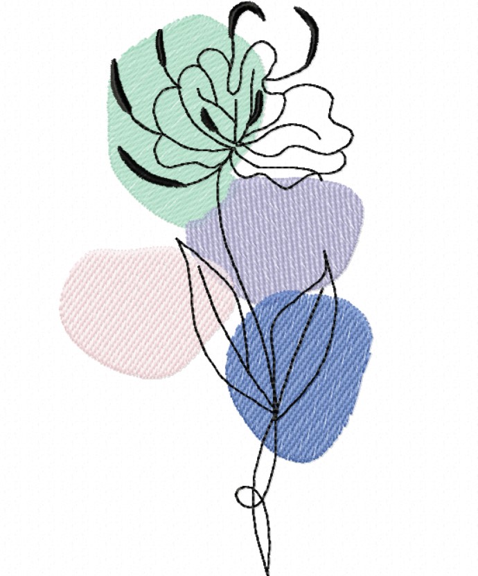 Line Art Flowers-5