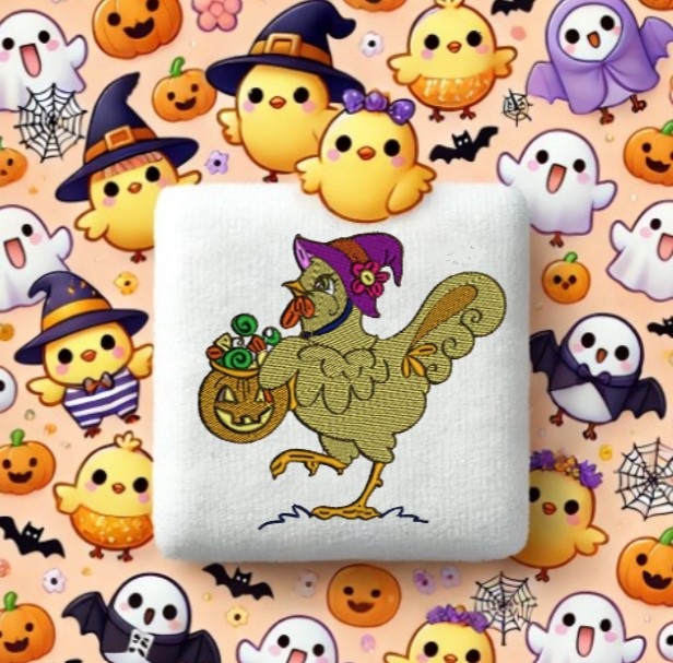 Cute Halloween Chickens-3