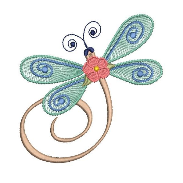 Swirly Dragonflies-3