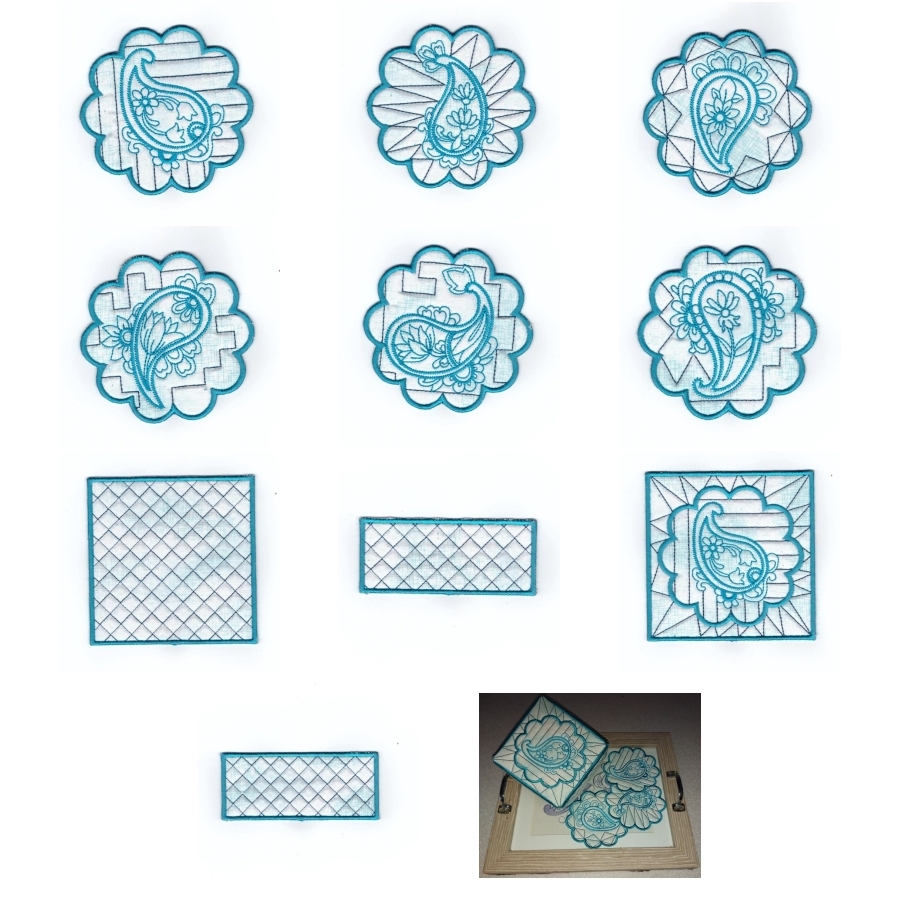 ITH Paisley Coaster Set