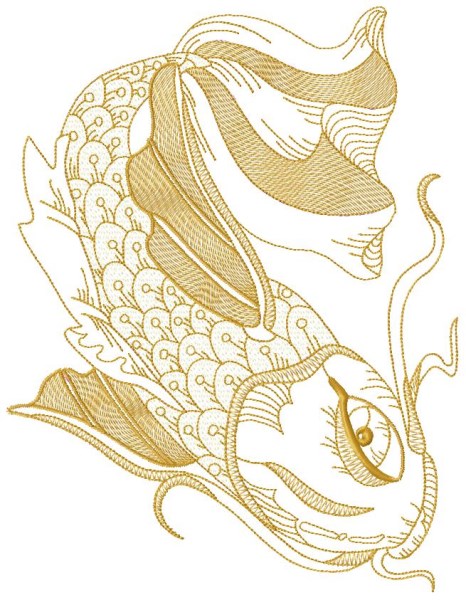 All That Glitters Koi Fish | OregonPatchWorks