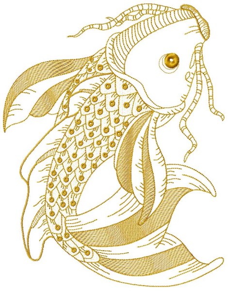 All That Glitters Koi Fish | OregonPatchWorks