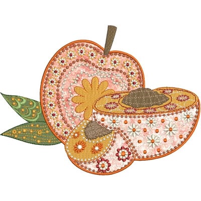 Retro Fruit Applique -9