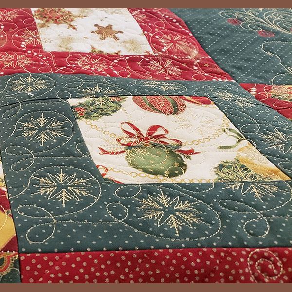 Christmas Square Quilt-3