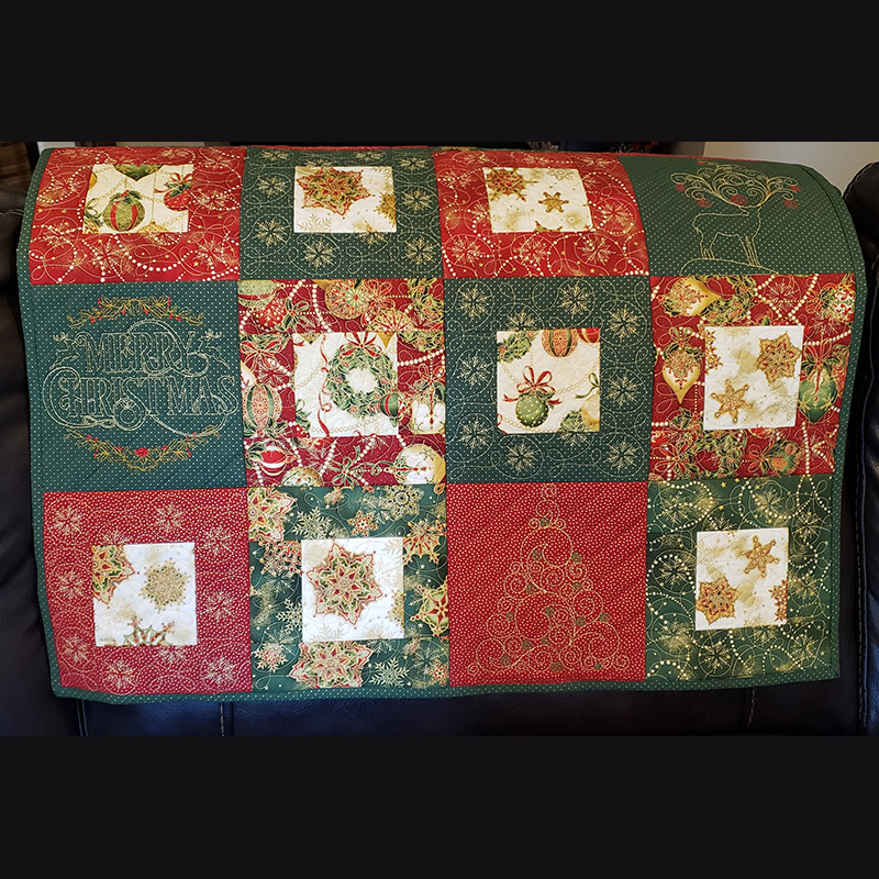 Christmas Square Quilt-5