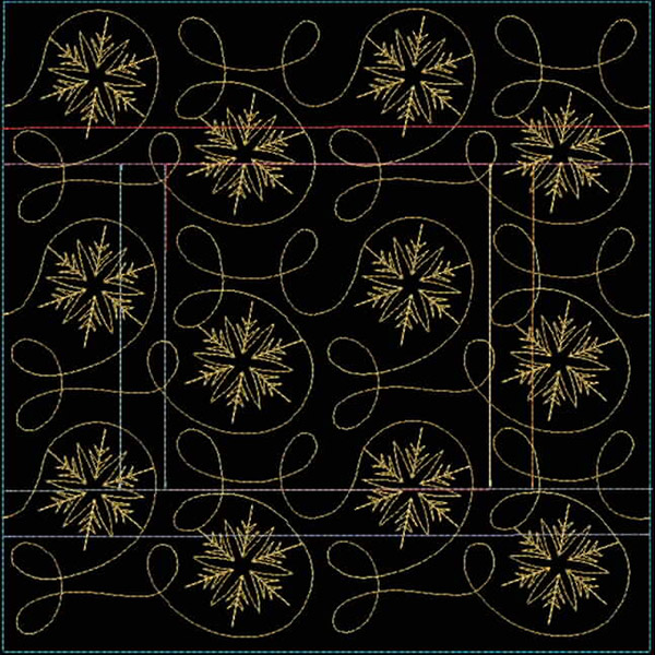 Christmas Square Quilt-9